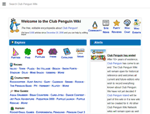 Tablet Screenshot of clubpenguinwiki.info